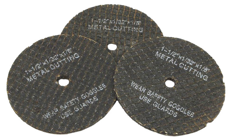 FORNEY Forney 60215 Cut-Off Wheel, 1-1/2 in Dia, 1/32 in Thick TOOLS FORNEY