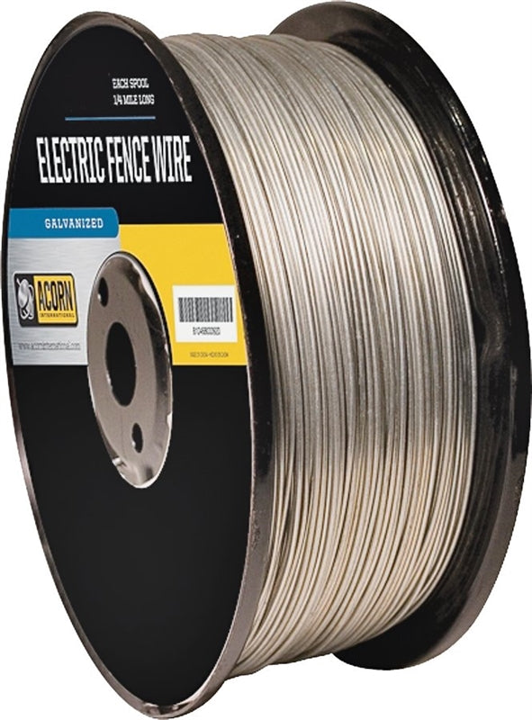 ACORN INTERNATIONAL Acorn International EFW1414 Electric Fence Wire, 14 ga Wire, Metal Conductor, 1/4 mile L HARDWARE & FARM SUPPLIES ACORN INTERNATIONAL