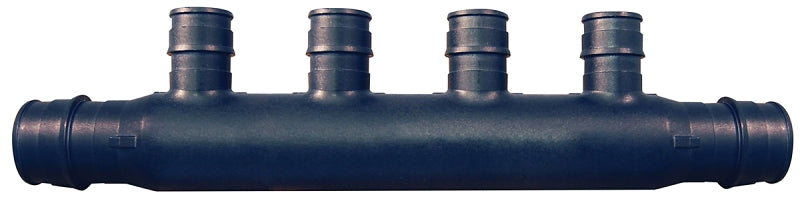 APOLLO Apollo ExpansionPEX Series EPXM4PTO Open End Manifold, 7-3/4 in OAL, 2-Inlet, 3/4 in Inlet, 4-Outlet, 1/2 in Outlet