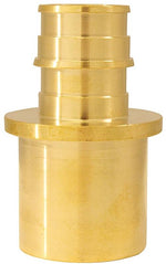 APOLLO Apollo ExpansionPEX Series EPXMS341 Reducing Pipe Adapter, 3/4 x 1 in, Barb x Male Sweat, Brass, 200 psi Pressure