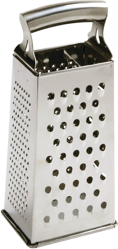 NORPRO Norpro 340 Grater, 4 in OAW, 3 in OAD, 9-1/2 in OAH, Stainless Steel HOUSEWARES NORPRO