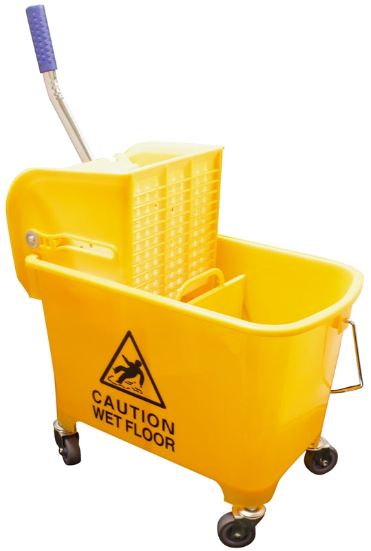 ZEPHYR MANUFACTURING Zephyr 45120 Small Mop Bucket Combo with Side Press Wringer, 20 L Capacity CLEANING & JANITORIAL SUPPLIES ZEPHYR MANUFACTURING