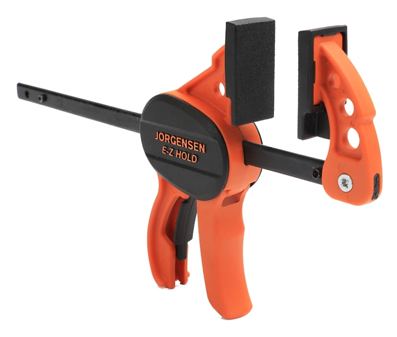 PONY Pony E-Z HOLD Series 33804 Hobby Bar Clamp, 50 lb, 4 in Max Opening Size, 1-1/2 in D Throat, Steel Body