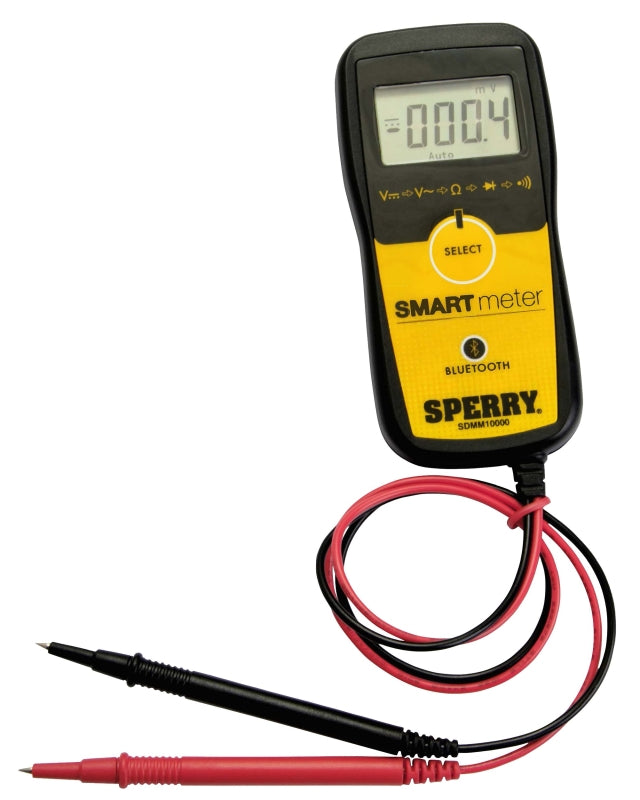 SPERRY Sperry Instruments SDMM10000R Smart Multi Meter, Digital Display, Yellow ELECTRICAL SPERRY