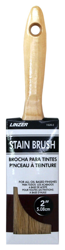 LINZER Linzer HD 1520-0200 Paint Brush, Stain Brush, 2 in L Bristle PAINT LINZER
