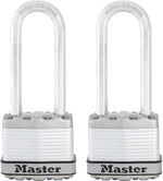 MASTER LOCK Master Lock Magnum Series M1XTLJ Padlock, Keyed Alike Key, 5/16 in Dia Shackle, 2-1/2 in H Shackle, Stainless Steel Body