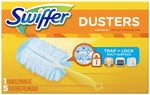 SWIFFER Swiffer 11804 Duster Starter Kit, Fiber Head, Plastic Handle, 6 in L Handle