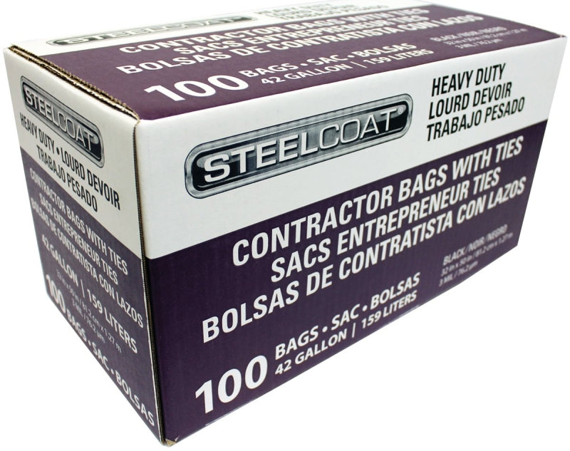 PETOSKEY PLASTICS Petoskey Plastics FG-P9934-05A Trash Bag, 42 gal