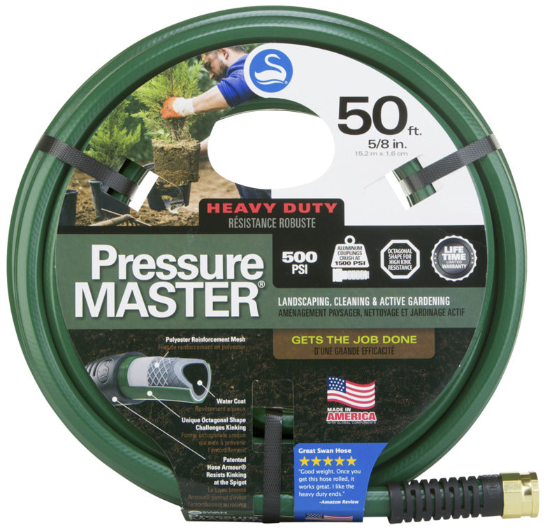 SWAN Swan SN7958050 Garden Hose, 50 ft L, Non-Vinyl Resin, Green HOUSEWARES SWAN