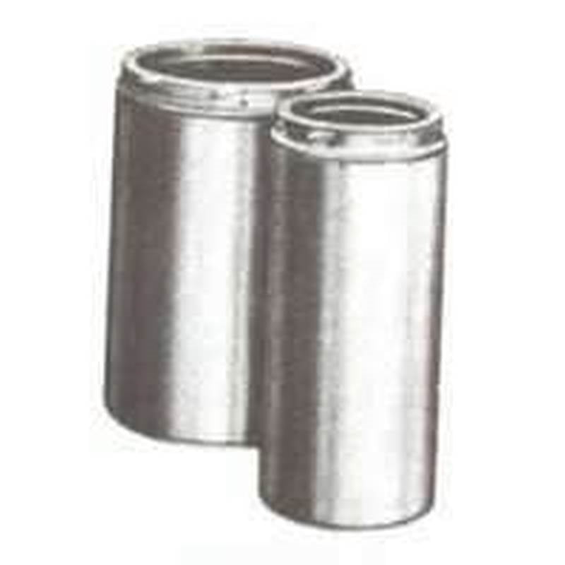 SELKIRK Selkirk 207036U Chimney Pipe, 9 in OD, 36 in L, Stainless Steel