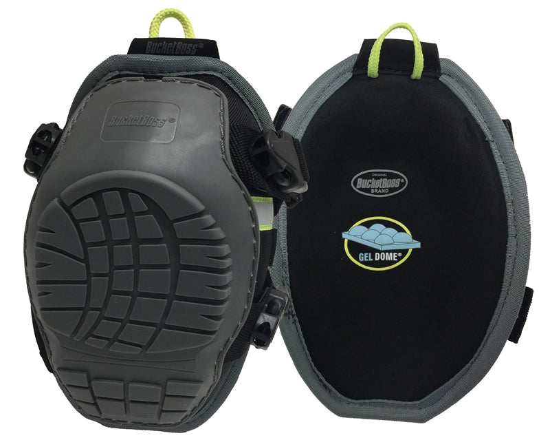 BUCKET BOSS Bucket Boss KneeKeeper HV Series GX2 Molded GelDome Nonmar Knee Pad, Gel Foam Pad, Tri-Buckle Closure