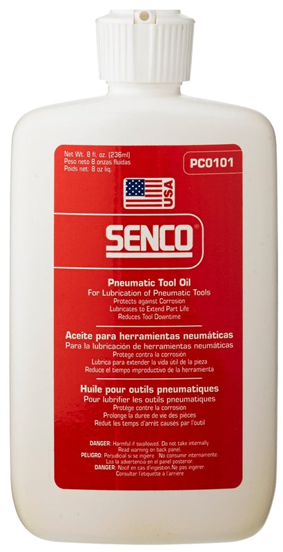SENCO Senco PC0101 Pneumatic Tool Oil, 8 oz, Bottle