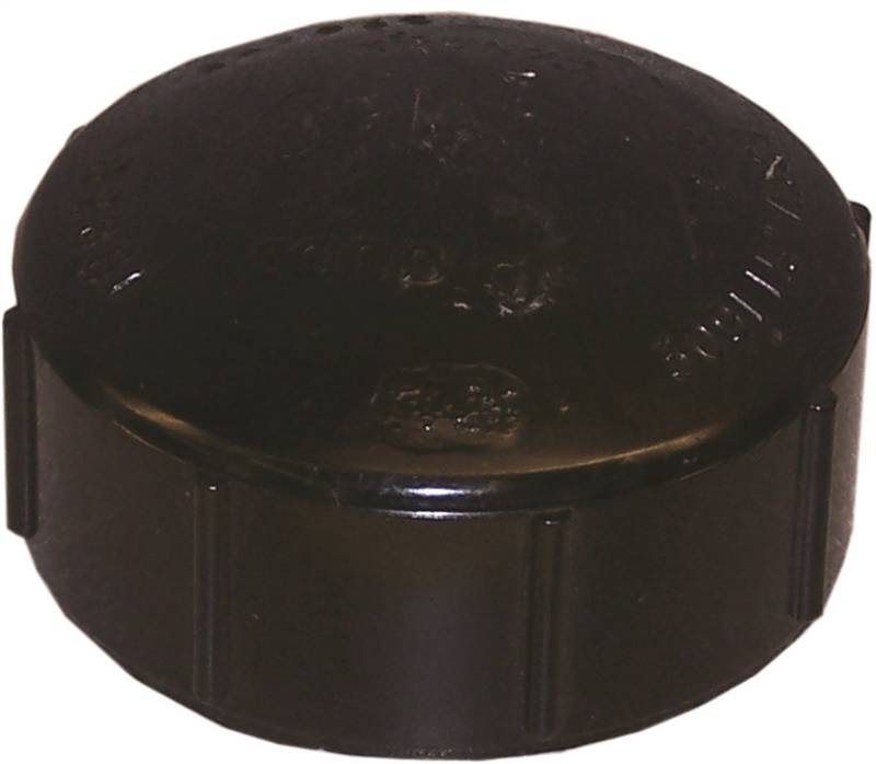 IPEX USA LLC-CANPLAS Canplas 103091BC Pipe Cap, 1-1/2 in, FIP, ABS, Black, SCH 40 Schedule LAWN & GARDEN IPEX USA LLC-CANPLAS