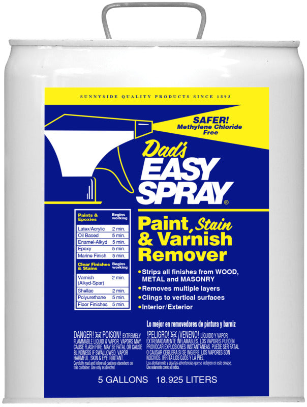 SUNNYSIDE Sunnyside 638G5 Paint and Varnish Remover, 5 gal, Pail PAINT SUNNYSIDE