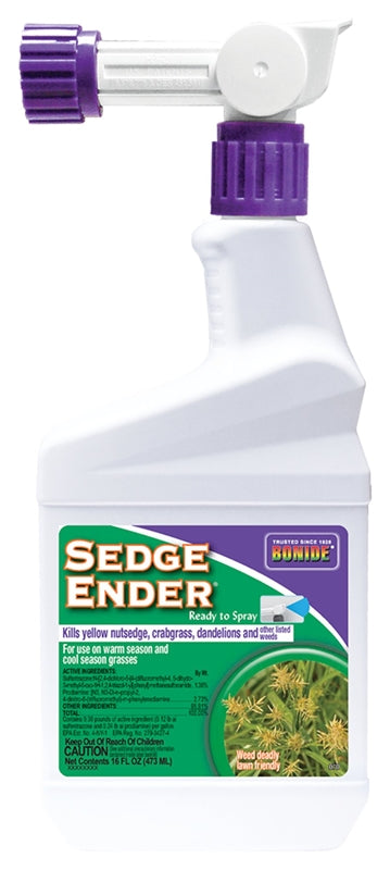 BONIDE Bonide Sedge Edger 070 Grass and Weed Killer, Liquid, Yellow, 1 pt LAWN & GARDEN BONIDE