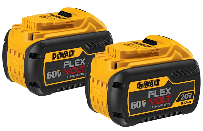 DEWALT DEWALT DCB609-2 Rechargeable Battery Pack, 20/60 V Battery, 9 Ah, 2/PK