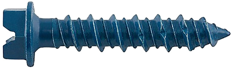 DEWALT DEWALT UltraCon+ Series DFM12708 Concrete Screw Anchor, 3/16 in Dia, 3-1/4 in L, Carbon Steel, Zinc Stalgard, 100/BX HARDWARE & FARM SUPPLIES DEWALT