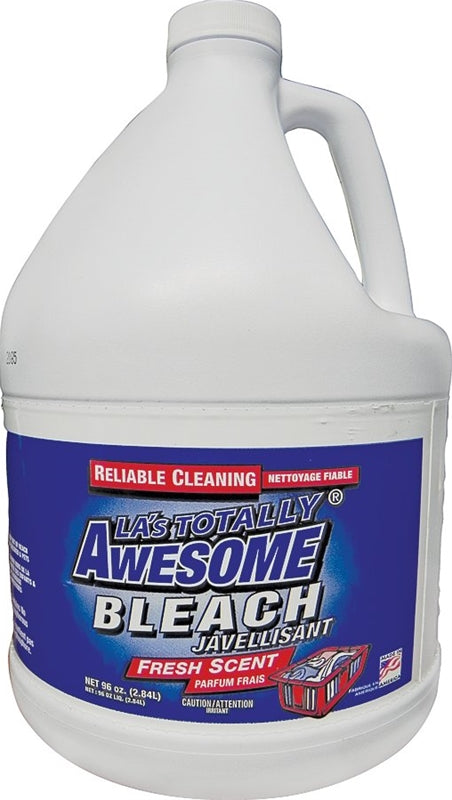 AWESOME PRODUCTS LA's TOTALLY AWESOME 094 Bleach, 96 oz Bottle, Liquid, Fresh Floral