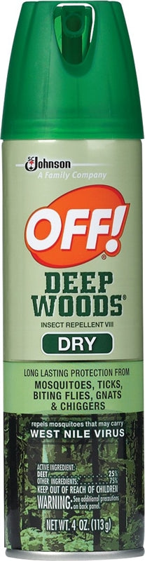 OFF OFF! 71764 Insect Repellent VIII, 4 oz, Liquid, White, Pleasant LAWN & GARDEN OFF