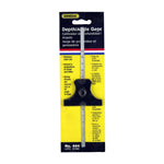 GENERAL General 444 Depth/Angle Gauge, Stainless Steel