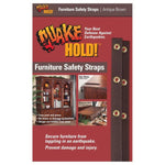 READY AMERICA QuakeHold 4162 Furniture Strap, Nylon Strap, Antique Brown Strap HARDWARE & FARM SUPPLIES READY AMERICA