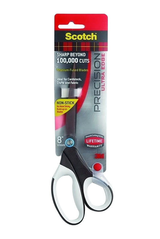 SCOTCH Scotch 1468TUNS-MIX Precision Scissors, Titanium Blade, Brown, 8 in OAL TOOLS SCOTCH