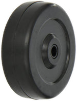 DH CASTERS Dh Casters W-SR40100B3 Caster Wheel, 4 in Dia Wheel, 3/8 in Dia Bore, 1 in Thick Wheel, 140 lb Load, Soft Rubber, Black HARDWARE & FARM SUPPLIES DH CASTERS