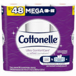 KIMBERLY-CLARK CORP Ultra ComfortCare Toilet Paper, 244 Soft & Absorbent Sheets Per Mega Roll, 12-Pk.