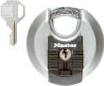 MASTER LOCK CO 2-3/4 In. 4-Pin Padlock, Weatherproof Covered, Laminated