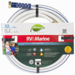 SWAN Swan MRV12050 Water Hose, 1/2 in ID, 50 ft L, White HOUSEWARES SWAN