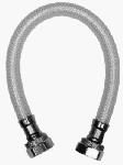 HOMEWERKS WORLDWIDE LLC Faucet Connector, Reinforced Poly Vinyl, 1/2 FIP x 1/2 FIP x 20 In.