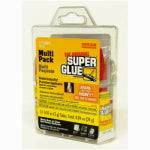 PACER TECHNOLOGY Super Glue Original Formula, Clear, 2 Gram Tubes, 12-Pk. in Reusable Case PAINT PACER TECHNOLOGY