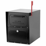 ARCHITECTURAL MAILBOXES Oasis Tribolt Parcel High-Security Mailbox, Black HARDWARE & FARM SUPPLIES ARCHITECTURAL MAILBOXES