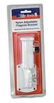 ANNIN FLAGMAKERS White Adjustable Plastic Flag Bracket OUTDOOR LIVING & POWER EQUIPMENT ANNIN FLAGMAKERS