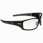 RADIANS INC Auger Protective Safety Glasses, Black Frame, Smoke Lens