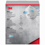 3M COMPANY Aura N95 Particulate Respirator Mask, N95, 20-Pk.