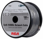 AUDIOVOX Cat 6 Network Cable, 250Mhz, Gray, 100 Ft. ELECTRICAL AUDIOVOX