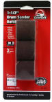 ALI INDUSTRIES Medium 80-Grit Drum Sander Resin Cloth Sleeve, 1-1/2 x 1-1/2 In., 3-Pk. TOOLS ALI INDUSTRIES