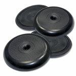 RICHELIEU AMERICA LTD Non-Skid Pads, Black, Round, 1-7/8-In., 4-Pk. HARDWARE & FARM SUPPLIES RICHELIEU AMERICA LTD