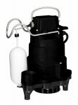 PENTAIR WATER Submersible Sump Pump, Cast Iron, 1/3-HP PLUMBING, HEATING & VENTILATION PENTAIR WATER