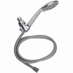 HOMEWERKS WORLDWIDE LLC-IMPORT Handheld Shower Head, 5 Settings, Chrome Plastic PLUMBING, HEATING & VENTILATION HOMEWERKS WORLDWIDE LLC-IMPORT
