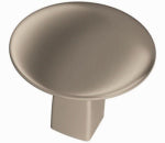 AMEROCK Riva Cabinet Knob, Satin Nickel, 1-1/4 In. HARDWARE & FARM SUPPLIES AMEROCK