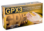 AMMEX CORPORATION Vinyl Industrial Work Gloves, Disposable, Powder-Free, M, 100-Ct.