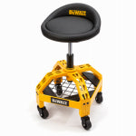 J S PRODUCTS Adjustable Shop Stool On Casters, 360-Degree Swivel AUTOMOTIVE J S PRODUCTS