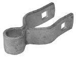 MIDWEST AIR TECHNOLOGIES Galvanized Chain Link Gate Frame Hinge, 1-3/8 x 5/8 In.