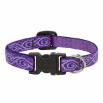 LUPINE INC Dog Collar, Adjustable, Jelly Roll, 1/2 x 8 to 12-In.