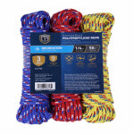 RICHELIEU AMERICA LTD. Braided Rope, 1/4 In. x 50 Ft., 3-Pk. HARDWARE & FARM SUPPLIES RICHELIEU AMERICA LTD.
