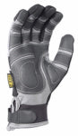 RADIANS INC Heavy- Duty Performance Utility Work Gloves, Padded Palm, Form Fitting, Men's L