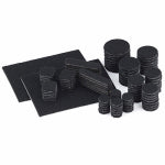 RICHELIEU AMERICA LTD Heavy-Duty Felt Pads, Black, 105-Ct. HARDWARE & FARM SUPPLIES RICHELIEU AMERICA LTD