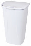 STERILITE LiftTop Wastebasket, White, 11.3 Gallons HOUSEWARES STERILITE